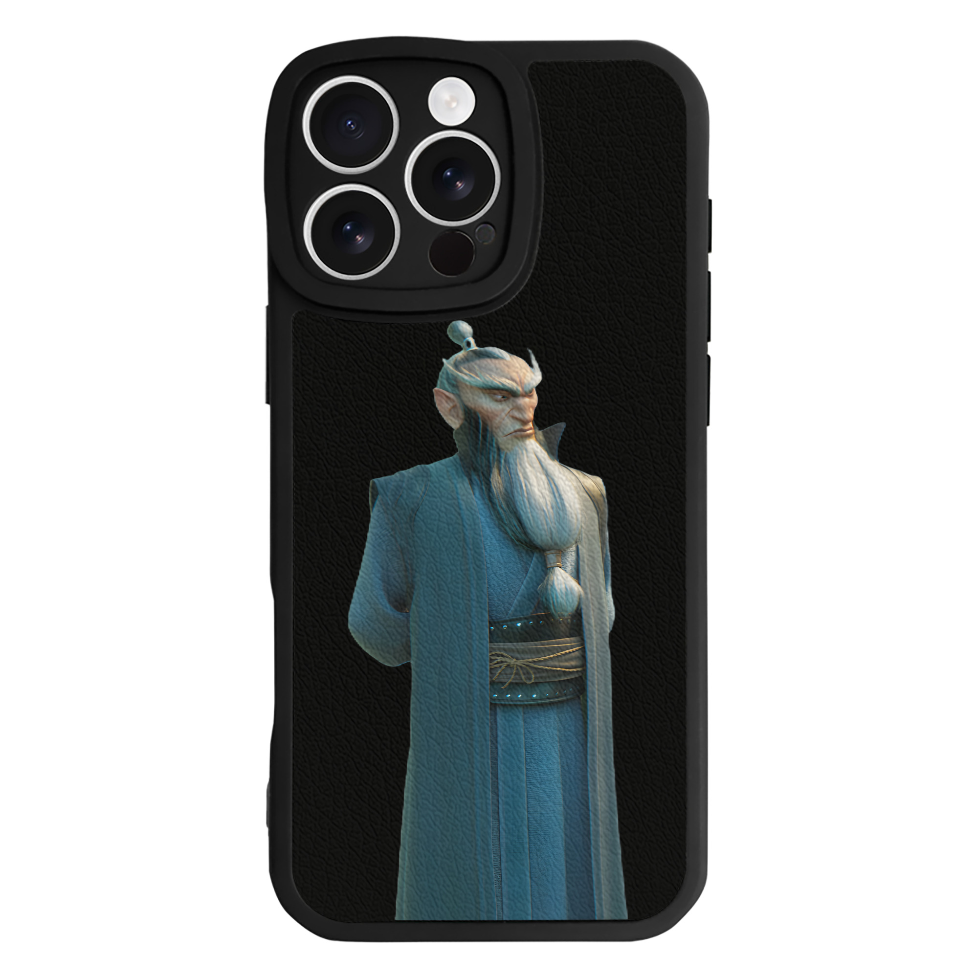 （画像用） Ne Zha 2 ナタ 魔童の大暴れ 【iPhone 16シリーズ対応】シリコンスマホケース（レザー調） 材質：シリコン